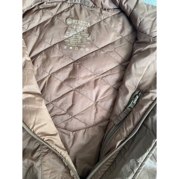 BERETTA MEN'S BROWN BIS PUFFER JACKET SZ XXL NWT - Picture 4 of 5